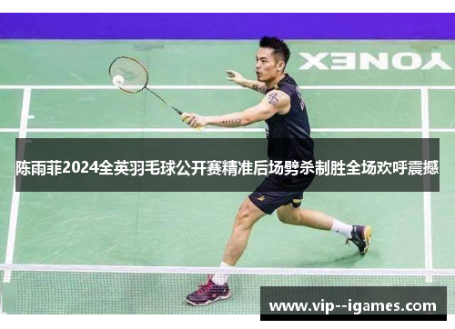 陈雨菲2024全英羽毛球公开赛精准后场劈杀制胜全场欢呼震撼 陈雨菲2024全英羽毛球公开赛精准后场劈杀制胜全场欢呼震撼
